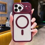 Custodia magnetica Mirror Shield dai colori iridescenti per iPhone 13 Pro