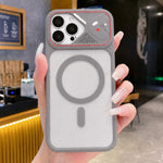 Custodia magnetica Mirror Shield dai colori iridescenti per iPhone 13 Pro