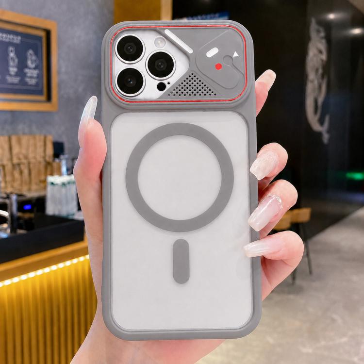 Custodia magnetica Mirror Shield dai colori iridescenti per iPhone 13 Pro