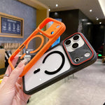 Custodia magnetica Mirror Shield dai colori iridescenti per iPhone 13 Pro