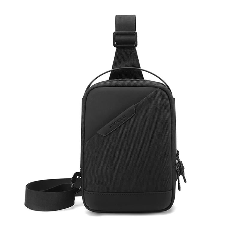 WEIXIER WD8373 Borsa a tracolla da uomo, multifunzionale, antifurto, in tessuto Oxford impermeabile.