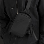 WEIXIER WD8373 Borsa a tracolla da uomo, multifunzionale, antifurto, in tessuto Oxford impermeabile.