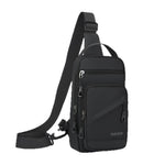 WEIXIER WDE-9 Borsa a tracolla da uomo, multifunzionale, di grande capacità, impermeabile.