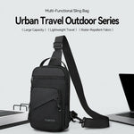 WEIXIER WDE-9 Borsa a tracolla da uomo, multifunzionale, di grande capacità, impermeabile.