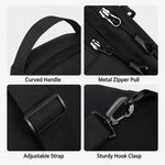 WEIXIER WDE-8 Borsa a tracolla da uomo, multifunzionale, di grande capacità, impermeabile.
