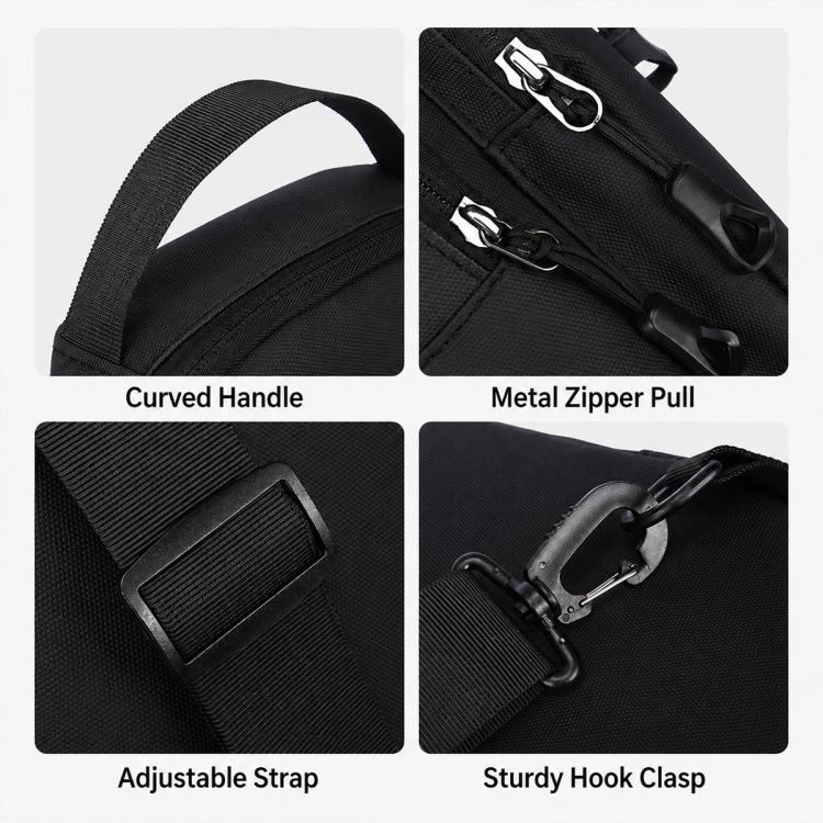 WEIXIER WDE-8 Borsa a tracolla da uomo, multifunzionale, di grande capacità, impermeabile.