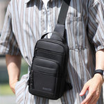 WEIXIER WDE-7 Borsa a tracolla da uomo, multifunzionale, di grande capacità, impermeabile.
