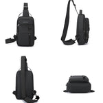 WEIXIER WDE-6 Borsa a tracolla da uomo, multifunzionale, di grande capacità, impermeabile.