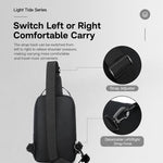 WEIXIER WDE-6 Borsa a tracolla da uomo, multifunzionale, di grande capacità, impermeabile.