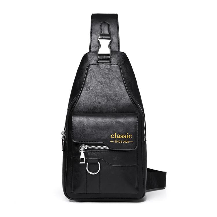 WEIXIER X441 Borsa a tracolla da uomo vintage in pelle PU, borsa a tracolla impermeabile