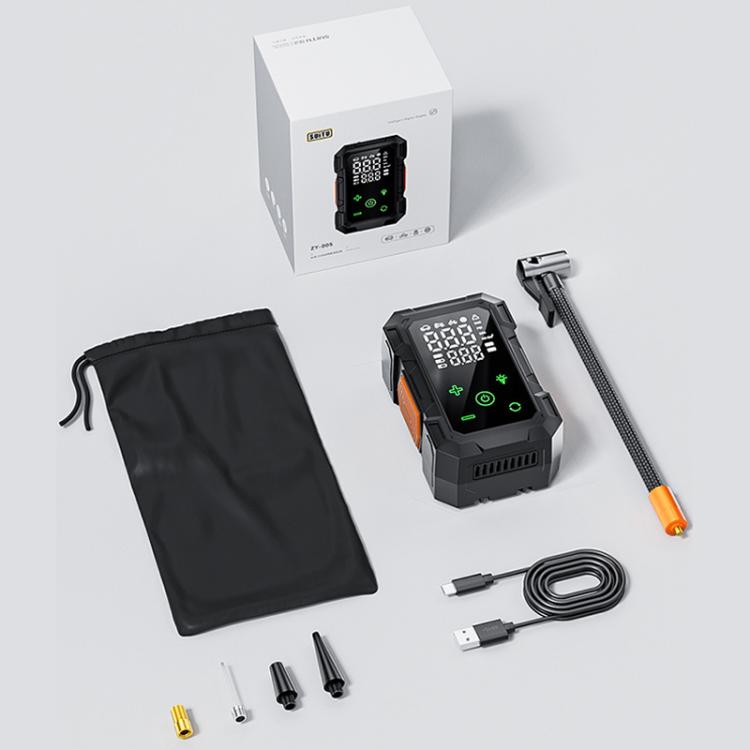 SUITU ZY-005B Pompa per pneumatici elettrica wireless a doppio schermo per auto, ZY-005B
