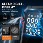 SUITU ZY-005B Pompa per pneumatici elettrica wireless a doppio schermo per auto, ZY-005B