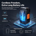 SUITU ZY-005B Pompa per pneumatici elettrica wireless a doppio schermo per auto, ZY-005B