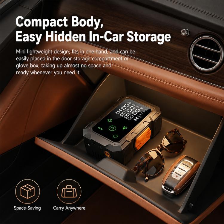 SUITU ZY-005B Pompa per pneumatici elettrica wireless a doppio schermo per auto, ZY-005B