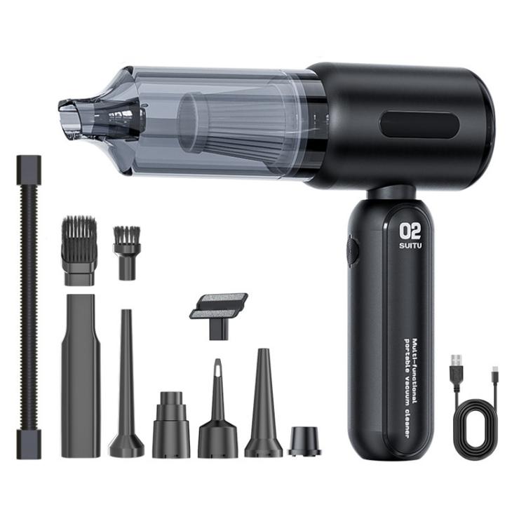 Aspirapolvere portatile combinato SUITU ST-6104B Plus con motore brushless e funzione soffiante/aspirazione., ST-6104B Plus (Black), ST-6104B Plus (Green), ST-6104B Plus (Blue), ST-6104B Plus (Silver Grey)