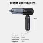 Aspirapolvere portatile combinato SUITU ST-6104B Plus con motore brushless e funzione soffiante/aspirazione., ST-6104B Plus (Black), ST-6104B Plus (Green), ST-6104B Plus (Blue), ST-6104B Plus (Silver Grey)