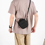 Borsa a tracolla da uomo WEIXIER WD8372, grande capacità, portatile, in nylon impermeabile.