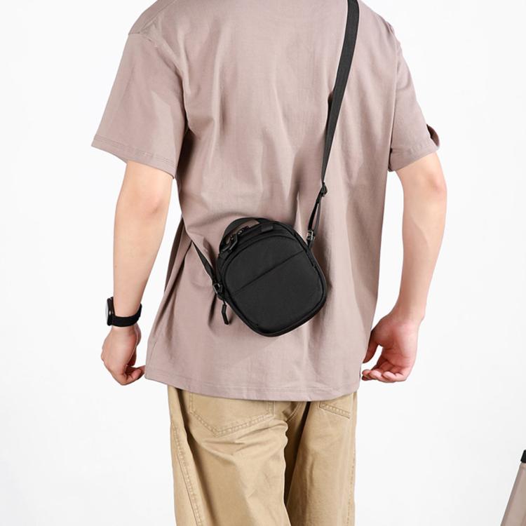 Borsa a tracolla da uomo WEIXIER WD8372, grande capacità, portatile, in nylon impermeabile.
