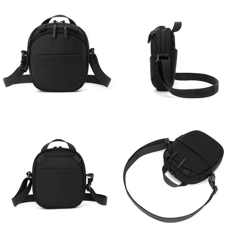 Borsa a tracolla da uomo WEIXIER WD8372, grande capacità, portatile, in nylon impermeabile.