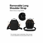 Borsa a tracolla da uomo WEIXIER WD8372, grande capacità, portatile, in nylon impermeabile.
