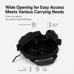 Borsa a tracolla da uomo WEIXIER WD8372, grande capacità, portatile, in nylon impermeabile.