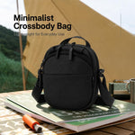 Borsa a tracolla da uomo WEIXIER WD8372, grande capacità, portatile, in nylon impermeabile.