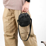 Borsa a tracolla da uomo WEIXIER WD8372, grande capacità, portatile, in nylon impermeabile.