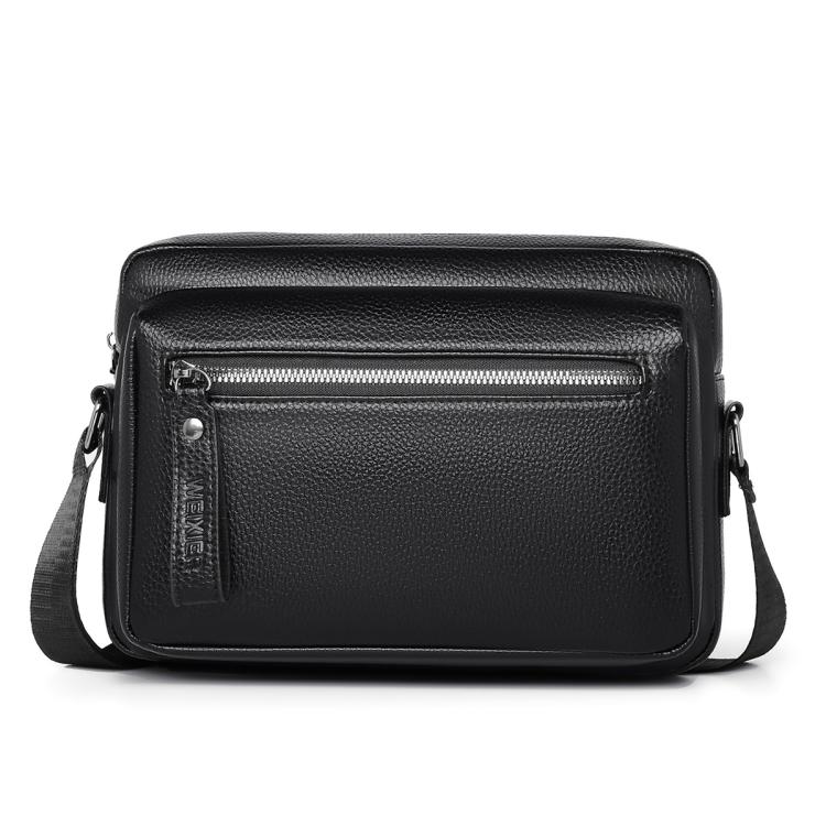 Borsa a tracolla WEIXIER D1228 con texture retrò effetto litchi, impermeabile e di grande capacità.