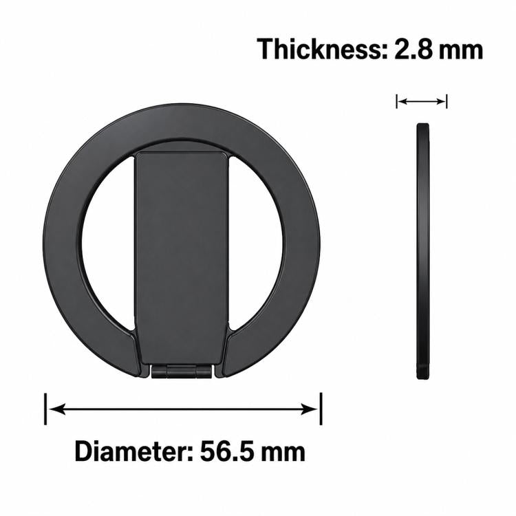 Supporto per telefono magnetico pieghevole ad anello CAS-011