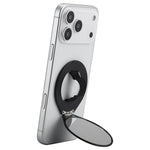 Supporto magnetico pieghevole per telefono con anello e specchietto