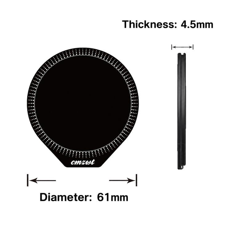 Supporto magnetico pieghevole per telefono con anello e specchietto