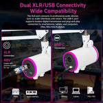 Microfono a condensatore USB-C XTUGA GV6 RGB per gaming - immagine 12