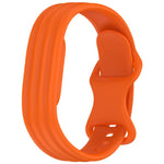 Cinturino per orologio in silicone xDfind con fibbia a farfalla integrata in tinta unita., For Google Fitbit Air