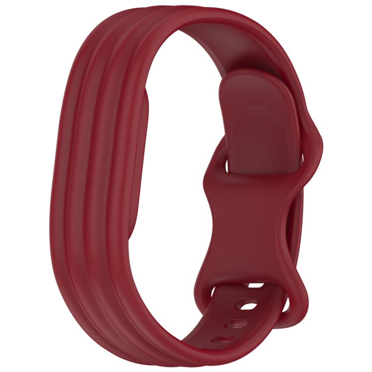 Cinturino per orologio in silicone xDfind con fibbia a farfalla integrata in tinta unita., For Google Fitbit Air