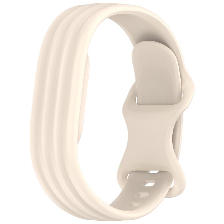 Cinturino per orologio in silicone xDfind con fibbia a farfalla integrata in tinta unita., For Google Fitbit Air