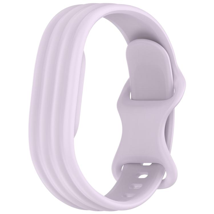 Cinturino per orologio in silicone xDfind con fibbia a farfalla integrata in tinta unita., For Google Fitbit Air