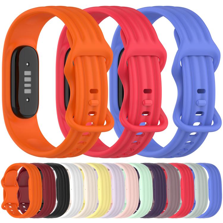 Cinturino per orologio in silicone xDfind con fibbia a farfalla integrata in tinta unita., For Google Fitbit Air