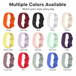 Cinturino per orologio in silicone xDfind con fibbia a farfalla integrata in tinta unita., For Google Fitbit Air