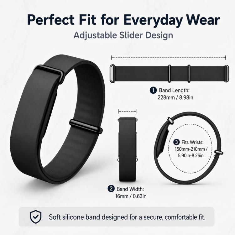 Cinturino per orologio xDfind in silicone tinta unita con passante, For Google Fitbit Air