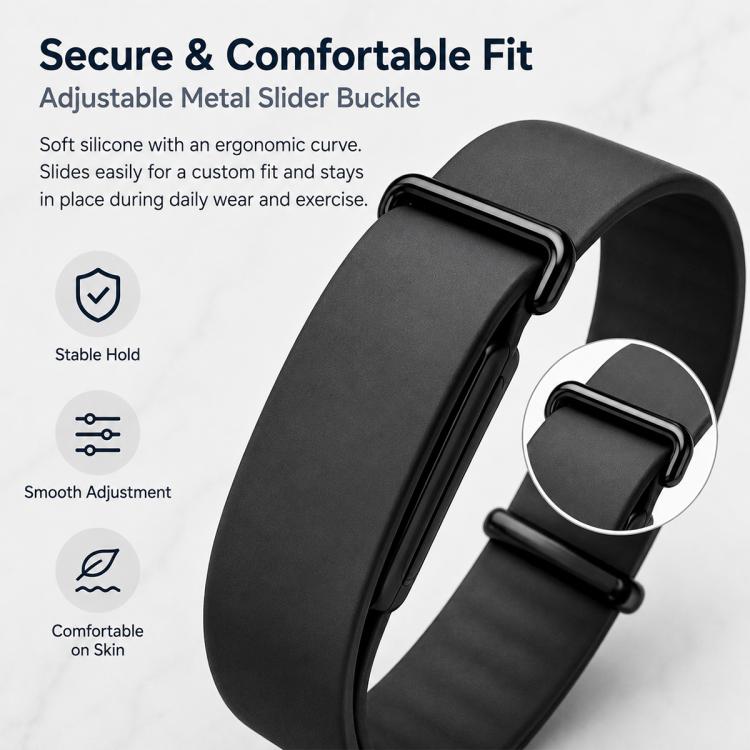 Cinturino per orologio xDfind in silicone tinta unita con passante, For Google Fitbit Air
