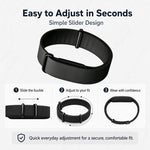 Cinturino per orologio xDfind in silicone tinta unita con passante, For Google Fitbit Air