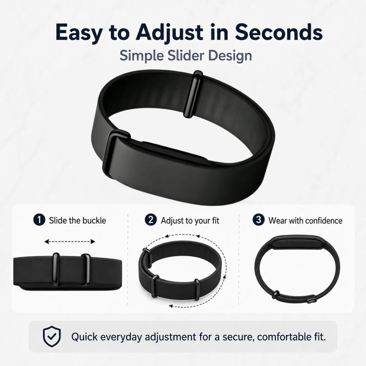 Cinturino per orologio xDfind in silicone tinta unita con passante, For Google Fitbit Air