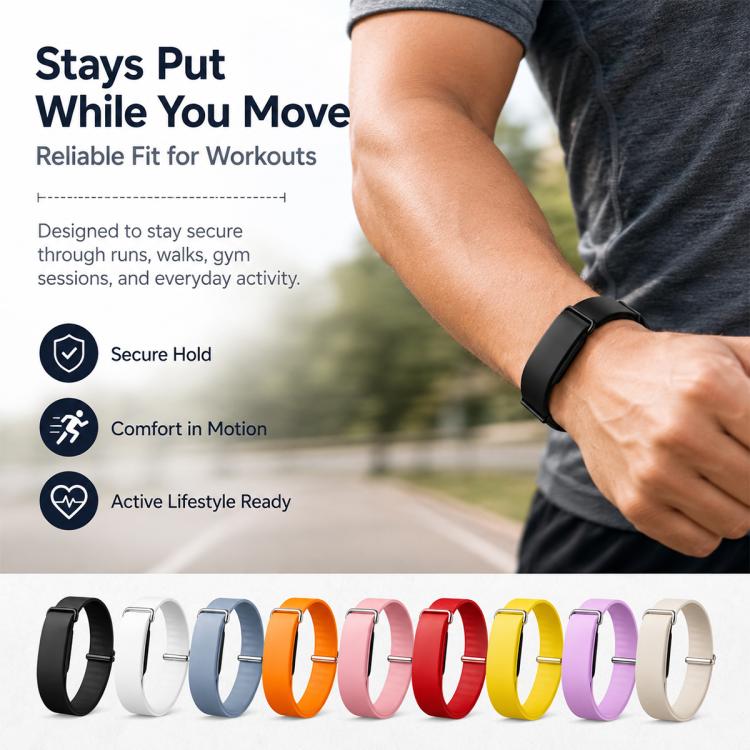 Cinturino per orologio xDfind in silicone tinta unita con passante, For Google Fitbit Air