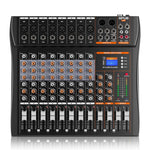 Mixer analogico XTUGA GP80 a 8 canali con Bluetooth e USB