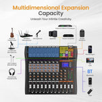 Mixer analogico XTUGA GP80 a 8 canali con Bluetooth e USB - immagine 9