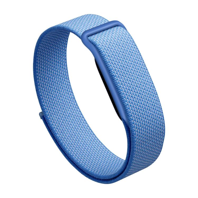 Cinturino per orologio xDfind in nylon intrecciato con chiusura a strappo., For Google Fitbit Air