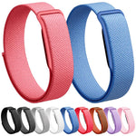 Cinturino per orologio xDfind in nylon intrecciato con chiusura a strappo., For Google Fitbit Air