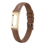 Cinturino per orologio da donna in pelle PU sottile con cassa in metallo integrata xDfind, For Google Fitbit Air