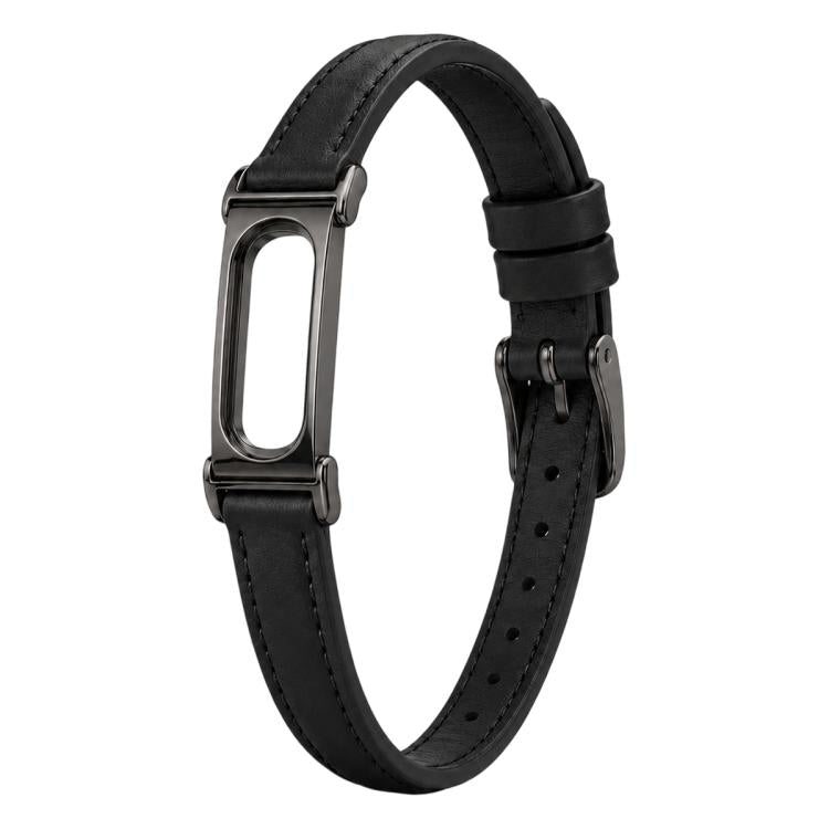 Cinturino per orologio da donna in pelle PU sottile con cassa in metallo integrata xDfind, For Google Fitbit Air