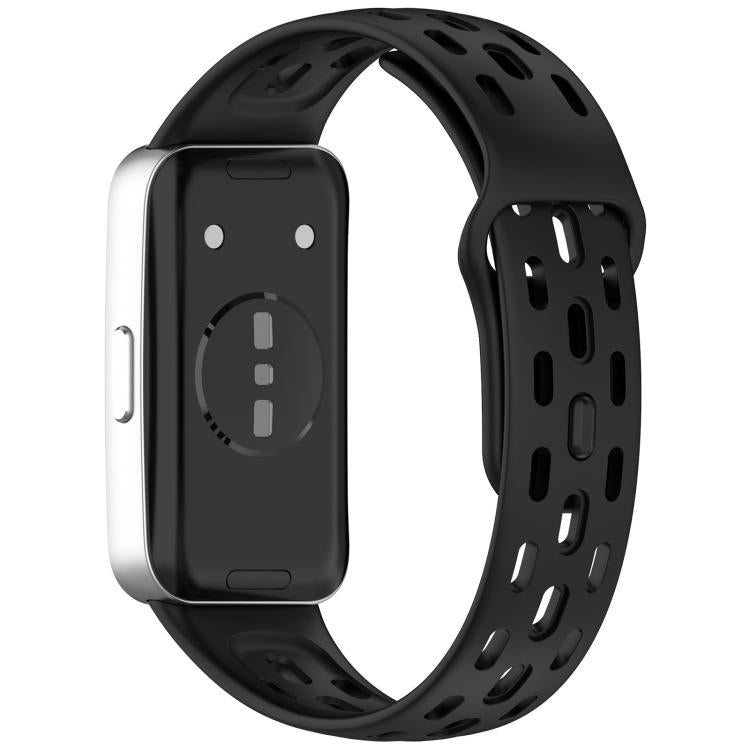 Cinturino per orologio in silicone traspirante a nido d'ape xDfind, For Huawei Band 11 Pro / 11 Pro NFC / 11